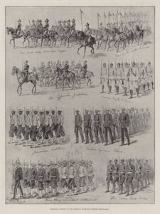 Truppe coloniali nella processione del Giubileo di Diamante della Regina da Melton Prior